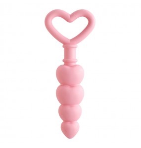 MizzZee - Heart Pull Beads Anal Plug (Advanced)